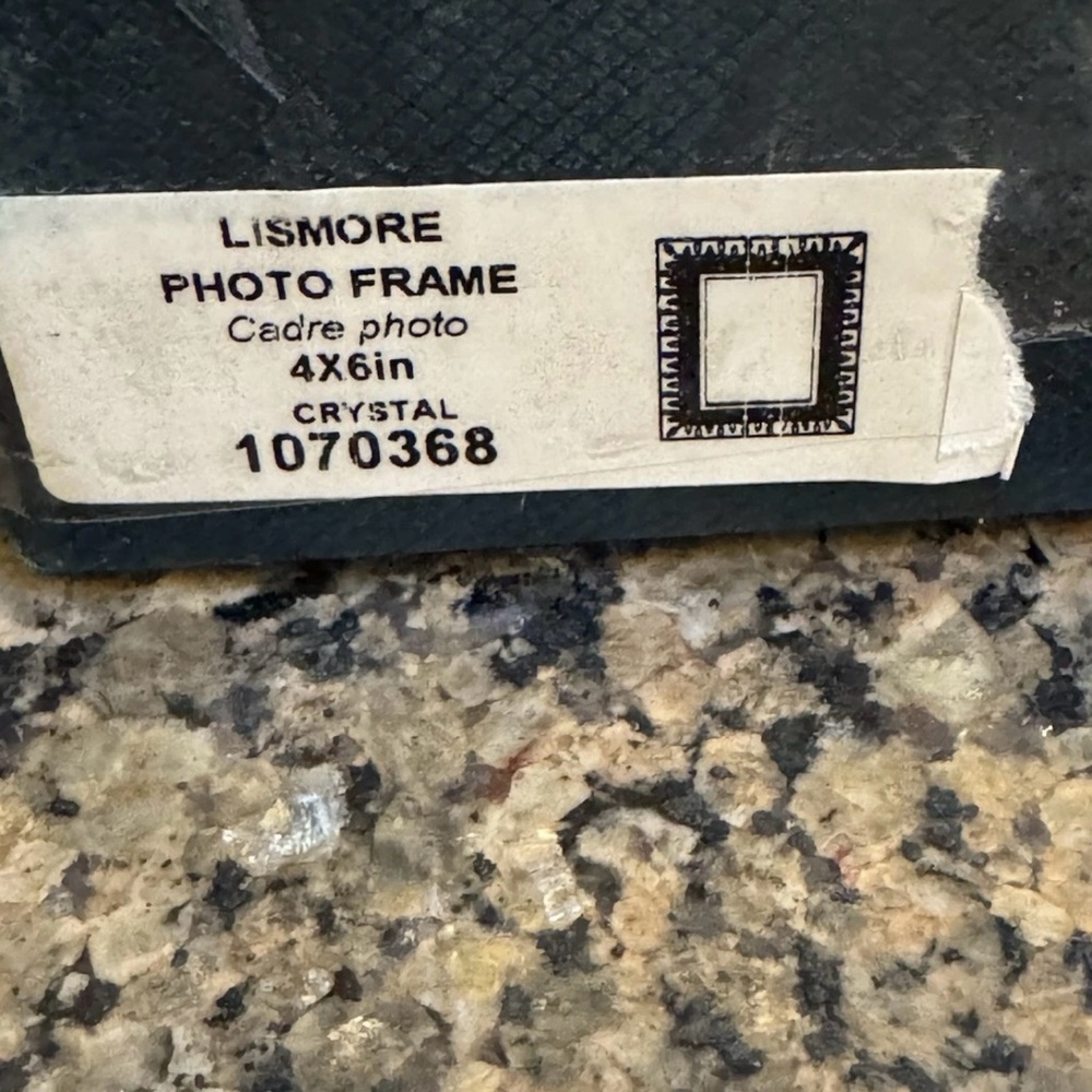 Waterford White Picture Frame with Intricate Accents - Picture 3 of 4